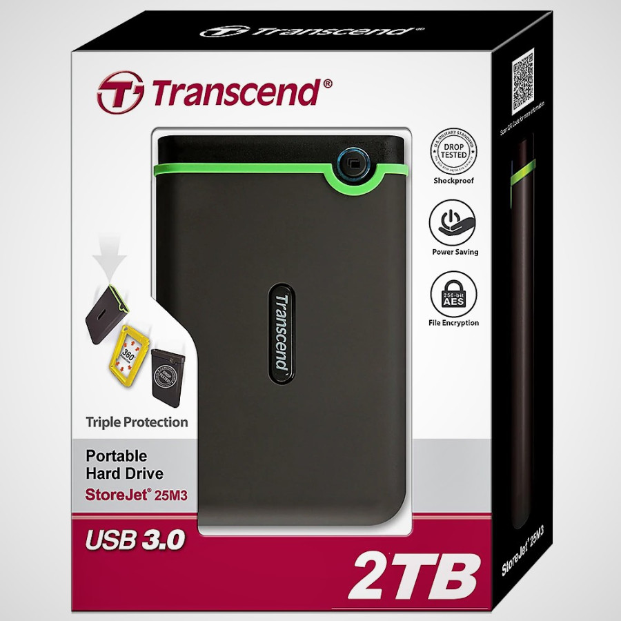 Внешний Жесткий диск Transcend 2TB USB 3.0